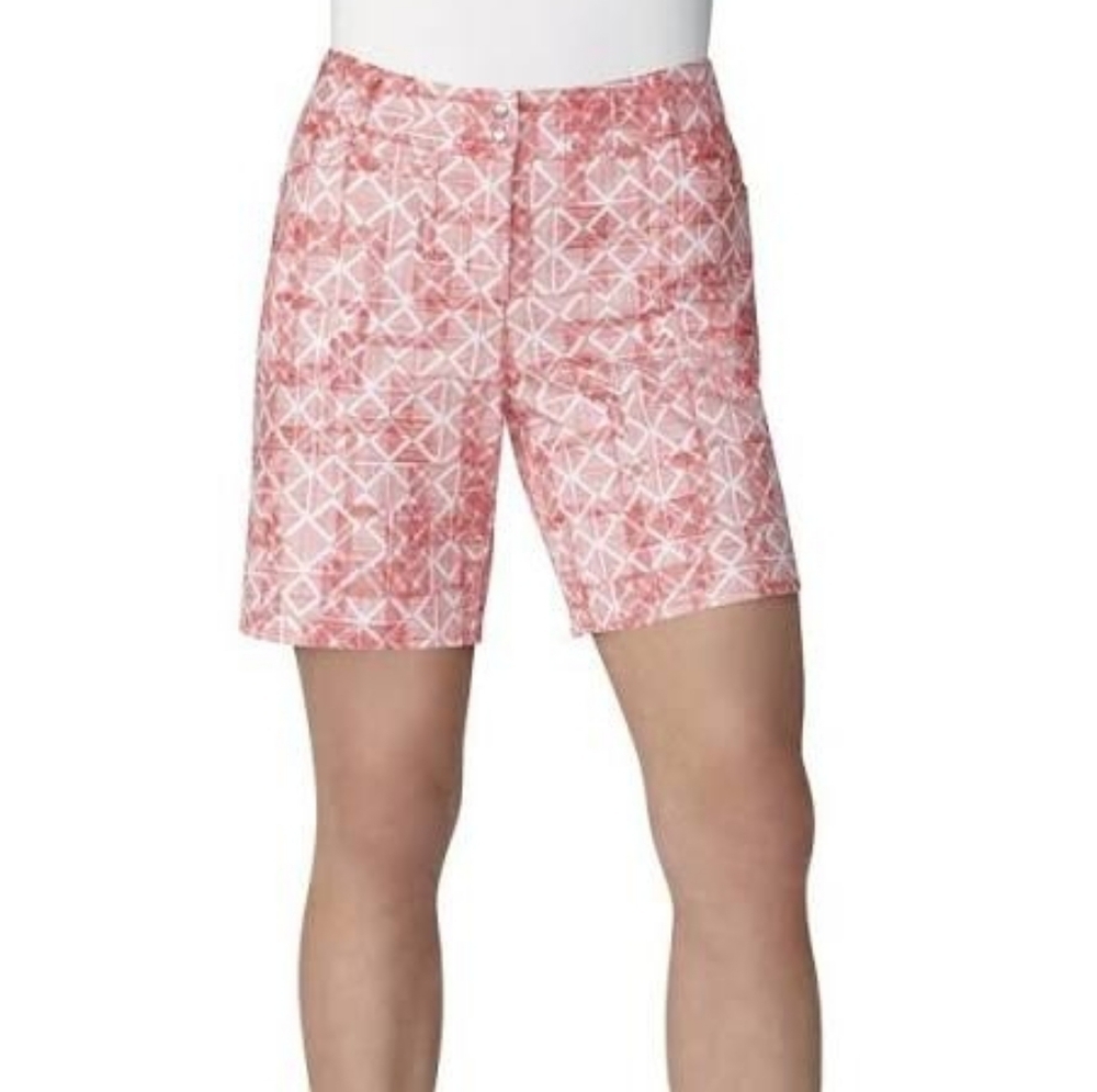 ADIDAS Orange/Salmon Printed Golf Short‎ Size 4